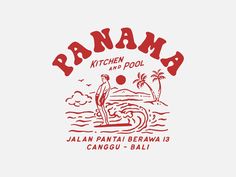 the logo for banana kitchen and pool in canggu - balii, philippines