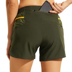 PRICES MAY VARY. High Performance Shorts - Haimont womens 5 inches athletic shorts are made of tech fabric,which offers a lightweight, breathable and quick dry that are able to wicks moisture away from your body to keep you cool and dry. DWR finish beads of moisture on misty mornings or sheds trail mud and celebratory beer Running Shorts with Boxer Brief Liner - 2 in 1 Shorts built-in mesh liner offers extra coverage and more breathable,dry fit and secure.4-way stretch woven fabric gives you uns 2 In 1 Shorts, Trail Running, Boxer Briefs, Running Shorts, Wicks, Running Women, Shorts With Pockets, Athletic Shorts, Quick Dry