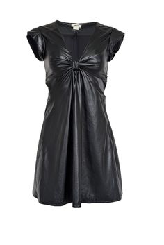 Current Boutique-Jason Wu - Black Sleeveless Faux Leather w/ Cut Out Mini Dress Sz XS Black Faux Leather Dresses For Summer, Edgy V-neck Mini Dress For Spring, Black Faux Leather Summer Dress, Chic Faux Leather Mini Dress For Summer, Chic Faux Leather Summer Mini Dress, Summer Leather Mini Dress, Edgy V-neck Mini Dress For Party, Black Faux Leather Mini Dress For Summer, Elegant Faux Leather Mini Dress For Summer