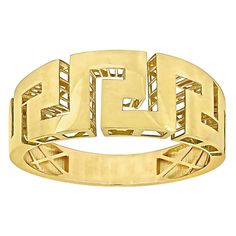 Make heads turn with this stylish Stella Grace 14k Gold Men's Greek Key Design Ring. Click on this JEWELRY & WATCHES GUIDE to learn about fit, styles, materials and more! Make heads turn with this stylish Stella Grace 14k Gold Men's Greek Key Design Ring. Click on this JEWELRY & WATCHES GUIDE to learn about fit, styles, materials and more! FEATURES Width: 9.5 mm Shank style: vintage Band fit: gallery Nickel free Metal: 14k gold Plating: 14k gold Finish: polished Packaging: boxed Size: 11. Gender Men's Jewelry Rings, Key Design, Vintage Band, Greek Key, Rings Statement, Gold Plating, Gold Finish, Size 13, Ring Designs