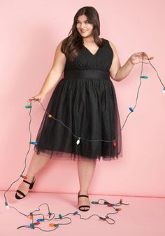 Romantic Memories Fit And Flare Dress | ModCloth Designer Plus Size Clothing, Sleeveless Party Dress, Old Hollywood Glam, Vintage Prom, New Years Eve Dresses, Prom Dresses Vintage, Christmas Party Dress, Vintage Inspired Dresses, Hollywood Glam