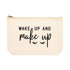 6.5 x 9-INCH MAKEUP POUCH This canvas makeup bag is the perfect size to carry around at 6.5" X 9". A compact carrying case with funny sayings for makeup or small items like jewelry and travel accessories. ECO-FRIENDLY MAKEUP BAG Made from heavy-duty canvas material, these canvas bags for makeup are environmentally friendly. Available in several designs to customize your makeup bag. Made in the USA. FUNNY MAKEUP BAG Choose from several funny designs with a lot of personality. Find bolder statemen Funny Makeup Bag, Funny Makeup, Eco Friendly Makeup, Usa Funny, Canvas Makeup Bag, Canvas Cosmetic Bag, Bag With Zipper, Canvas Bags, Funny Sayings