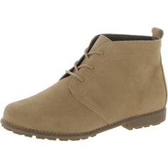 PRICES MAY VARY. Cushioned insole Treaded lug outsole Stitching detail around base Casual Brown Desert Boots With Lug Sole, Casual Desert Boots With Round Toe For Work, Suede Desert Boots With Cushioned Footbed, Chukka Boot, Leather Man, Backpack Brands, Shoe Boot Sandals, White Mountain, Grey Suede