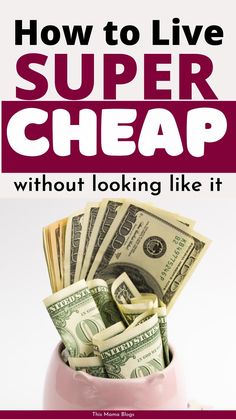 Check out  " How to Live Cheap: 35 Best Cheap Living Tips for Families " at thismamablogs.com to read the full post.  Learn more ways to make money and save money at This Mama Blogs! Living Cheap Saving Money, Ideas For Saving Money, Save Money Ideas, Retirement Budget, Living Cheap, Frugal Habits, Saving Money Frugal Living, Money Saving Methods, Cheap Living