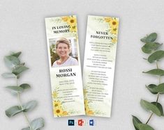 Purple Floral Custom Keepsake Bookmark for Funeral, Celebration of Life, Funeral Favors, Memorial Card for Remembrance, Memory Card, PFF5 - Etsy Eulogy Examples, Program Template, Prayer Cards, Memory Card, In Loving Memory, Purple Floral, Celebration Of Life