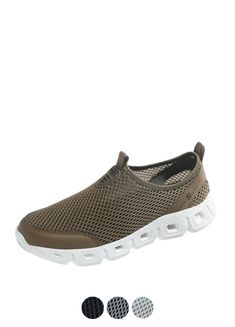 Breathable Mesh Slip-on Sneakers For Summer, Summer Slip-on Sneakers With Breathable Mesh, Casual Brown Sneakers With Ventilation, Summer Slip-on Mesh Sneakers, Casual Green Breathable Slip-on Sneakers, Summer Sporty Slip-on Sneakers For Outdoor, Slip-on Mesh Sneakers For Outdoor, Casual Slip-on Sneakers For Summer, Casual Slip-on Sneakers For Summer Outdoor