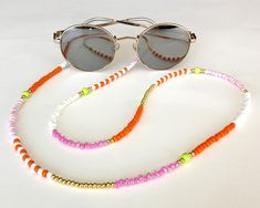 Beaded Sunglasses Chain, Beaded Glasses Chain, Sunglasses Cord, Beaded Sunglasses, Sunglasses Necklace, Eyeglass Accessories, Sunglasses Chain, Mask Necklace, Trendy Face Masks