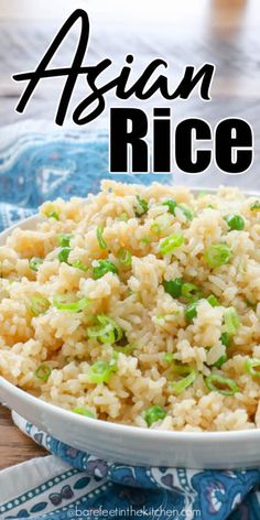 Rice Side Dish Recipes For Salmon, Asian White Rice, Rice Recipe Ideas, Sides Dinner, White Rice Recipe, Asian Steak