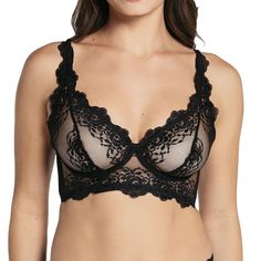 Bra Brands, Black Lace Bra, Lace Bustier, Lounge Lingerie, The Triangle, Romantic Look, Everyday Bra, All The Way Up, Women Helping Women