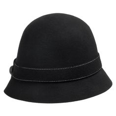 Black Cloche Hats, Hat With Bow, French Word, Womens Closet, Bucket Hat Black, Hat Boxes, Quality Hats, Cloche Hat, Chilly Weather