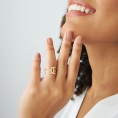 Made-to-Order Gold KT: 14K Solid Gold (also available in 18K) Gold Color Options: Rose Gold, Yellow Gold, White Gold Widest Points: 11.50 MM Wide Rings run tight! Size up at least one-half size for a more comfortable fit. Luxury Rose Gold Infinity Jewelry, Modern Rose Gold Promise Ring Jewelry, Modern Rose Gold Promise Ring, Modern 14k Rose Gold Jewelry For Anniversary, Modern 14k Rose Gold Rings, Modern 14k Pink Gold Jewelry, Rose Gold Jewelry With Ring Detail, Rose Gold Infinity Rings In 14k Gold, Pink Gold Tarnish-resistant Jewelry