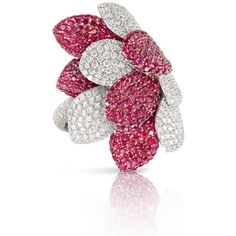 Discover the exquisite beauty of Pasquale Bruni's fine jewelry collection with this stunning piece that embodies the essence of passion and freedom. This breathtaking design features an alluring blend of platinum and 18K rose gold, with delicate pink sapphires and brilliant-cut diamonds gracefully woven together in a unique and captivating pattern. The combination of warm and cool tones creates a striking contrast that highlights the beauty of each individual gemstone.The intricate details of th Pasquale Bruni Jewelry, Rubies And Diamonds, Pasquale Bruni, Feel Empowered, Ruby Birthstone, Love And Affection, Unique Features, Ruby Diamond, Fine Jewelry Collection