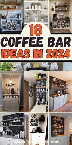 coffee bar ideas, coffee nook, coffee bar, coffee corner, coffee station, coffee station ideas, diy coffee bar Extra Room Off Kitchen Ideas, Bookcase Coffee Bar Ideas, Coffee Bar Ideas With Floating Shelves, Coffee Corner Table Ideas, Caffe Station Bar Ideas, Wine And Coffee Bar Ideas Kitchens, Coffee Nooks In Kitchen, Home Coffee Shop Design, Diy Coffee Bars