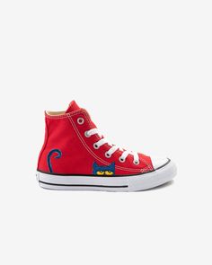 Introducing the I Like My Red Shoes | Pete the Cat Chucks by Androo's Art. These stylish and unique shoes are inspired by the beloved Pete the Cat character. These authentic Converse All-Stars have been given a one-of-a-kind makeover, making each pair unique and stylish. The bright red color is sure to make a statement and the classic Chuck Taylor design ensures comfort and durability. These shoes are perfect for any Pete the Cat fan and are sure to be a hit with kids and adults alike. Get your Red Chucks, Pete The Cat, Cat Character, Unique Shoes, Converse All Star, Red Shoes, Chuck Taylor, Bright Red