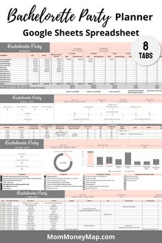 bachelorette spreadsheet Bachelorette Budget Spreadsheet, Party Planning Spreadsheet, Bachelorette Party Checklist Planners, Bachelorette Planning Spreadsheet, Bachelorette Google Form, Bachelorette Party To Do List, Bachelorette Planning Checklist, Engagement Party Budget, Bachelorette Party Planner