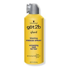 Best Drugstore Hairspray, Got 2b Glued, Got 2b, Got2b Glued, Frozen Hair, Hair Glue, Spray Glue, Natural Hair Treatments, Styling Gel