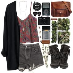 This is a good outfit for back to school with some essentials that u might bring with and this outfit is from forever 21 Hipster Fashion Summer, Indie Hipster, Winter Top, Elegantes Outfit, Indie Outfits, Hipster Fashion, Indie Fashion, Inspiration Mode