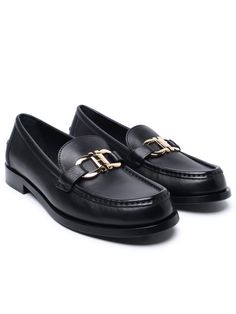 100% calfskin leather Ferragamo Shoes Women Shearling Loafer, Luxury Classic Loafers With Rubber Sole, Luxury Patent Leather Casual Loafers, Luxury Cap Toe Loafers With Rubber Sole, Luxury Leather Cap Toe Loafers, Luxury Leather Loafers Medium Width, Luxury Casual Patent Leather Loafers, Luxury Cap Toe Loafers With Leather Lining, Luxury Fitted Loafers With Leather Sole