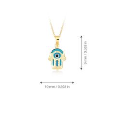 "Turquoise Hamsa Hand of Fatima Evil Eye Protection Charm Pendant Necklace in 14k Solid Gold-Turquoise Evil Eye Pendant- Dainty Handmade Protection Necklace-18inch. The Yellow Gold Hamsa Hand Evil Eye Necklace \"Protection\" for Women is composed of high quality 14 Karat Gold and glass/enamel. The evil eye figure is the most preferred amulet for eliminating the bad energy. Destroying the effects of bad looks, it offers a simple yet beautiful detail on your neck. 🔳WARRANTY🔳 *6 Months warranty. Hand Evil Eye, Evil Eye Necklace Gold, Evil Eye Protection, Gold Hamsa, Hamsa Pendant, Sweet Necklace, Hand Necklace, Circle Diamond, Protection Necklace