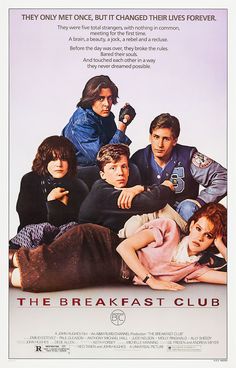 the breakfast club movie poster with actors