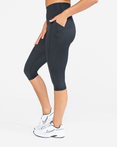 Experience ultimate comfort and performance with our Lux Pace Capris. Made from our signature Lux fabric, these capris offer exceptional sweat-wicking and cooling properties, keeping you dry and comfortable during intense workouts. The 4-way stretch ensures a full range of motion, making them perfect for running, yoga, or any high-energy activity. Featuring a high-rise waistband for a secure fit and a hidden pocket for convenience, these capris blend style and functionality seamlessly. Elevate y Maternity Swim, Running Yoga, Long Sleeve Outerwear, Yoga Training, Maternity Nursing, Hidden Pocket, Womens Size Chart, Intense Workout, High Energy