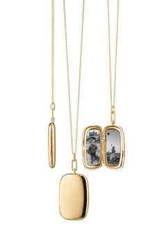 MONICA RICH KOSANN-Large Slim Finn Locket-YELLOW GOLD Monica Rich Kosann Jewelry, Monica Rich Kosann, Marissa Collections, Fine Jewels, Luxury Clothing, Luxury Outfits, Fashion Boutique, Personalized Jewelry, Locket