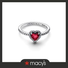 in stock Red Heart Ring, Silver Heart Ring, Crystal Stone, Red Heart, Stones And Crystals, Heart Ring, Pick Up, In Store, Silver Rings