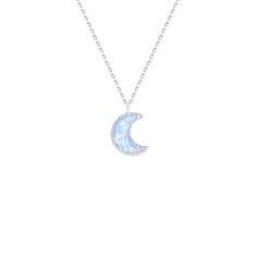 Fashion Element: Moon, XINGX Style: Original Design Moon And Star Jewelry, Blue Moon Necklace, Celestial Elements, Twinkling Stars, Moon And Star, Star Moon, Star Jewelry, Moon Star, Moon Necklace