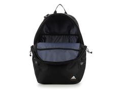 Elevate your everyday carry with the Adidas Classic 3S 5 Backpack, a sleek and versatile bag designed to meet the demands of your busy lifestyle. Combining timeless style with modern functionality, this backpack is a must-have accessory for work, school, or travel. Large zippered main compartment with a 16 inch computer sleeve, Zip pocket secures your phone and other media devices, Padded shoulder straps and back panel make for comfortable carrying, Wipe-able material for easy spot cleaning with Durable Black Backpack For Everyday Use, Adidas Outdoor Bags, Durable Everyday Black Backpack, Durable Black Everyday Backpack, Adidas Backpack For Outdoor Activities, Functional Adidas Outdoor Backpack, Adidas Nylon Backpack For Everyday, Adidas Black Backpack For Travel, Adidas Functional Travel Bag