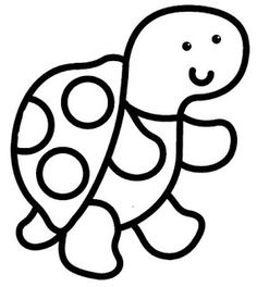 a black and white drawing of a turtle with dots on it's back legs