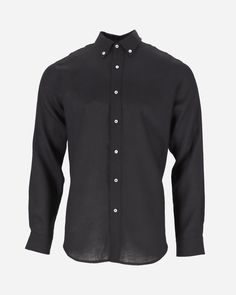 Men’s Linen Shirt WENGEN in Black is a modern take on a classic shirt. It has all the design details of the classic shirt, but linen fabric makes the difference. Its texture looks interesting and leaves more styling options – you can tuck it into the pants or leave it loose, roll up the sleeves, and open the top buttons. For the ultimate comfort and classy look pair it with linen pants.• Button-down point collar• Buttoned placket • Long sleeves with buttoned barrel cuffs• Split back yoke• Regula Classic Formal Linen Shirt, Classic Linen Formal Shirt, Classic Linen Shirt For Formal Occasions, Fitted Linen Shirt For Semi-formal Occasions, Modern Black Linen Tops, Classic Black Linen Shirt, Casual Semi-formal Linen Shirt, Elegant Linen Shirt For Business Casual, Casual Linen Shirt For Semi-formal Occasions