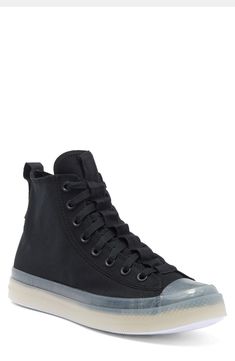 A transparent midsole gives modern flair to a wardrobe-staple high-top canvas sneaker. Textile upper and lining/rubber sole Imported Xmas 2024, High Top Sneaker, Sneaker Men, Canvas Sneakers, Mens Shoes Sneakers, High Top, Wardrobe Staples, Nordstrom Rack, High Top Sneakers