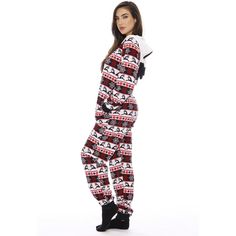 COMFORTABLY WARM AND SNUG: These adult bodysuit pajamas are made using ultra-soft micro fleece fabric that feels incredibly cozy and keeps you warm during those cold nights. FUN PRINTS AND COLORS: The choice of funny cartoon & animal characters, and vibrant colors will spark a smile on your face and are also great for cosplay or kigurumi. FITS TRUE TO SIZE: We stock these cute non footed full body pjs in both kid and adult sizes, with the right fit giving you enough room for comfortable movement Cozy Winter Loungewear Jumpsuits And Rompers, Red Onesie For Winter Loungewear, Red Winter Onesie For Loungewear, Winter White Onesie For Loungewear, White Winter Onesie For Loungewear, Casual Christmas Loungewear Onesie, White Winter Loungewear Onesie, Bodysuit Pajamas, Adult Onesie Pajamas