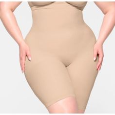 Get Bust-To-Butt Support In This Above The Knee Shapewear Short That Hits Right Under The Bust And Offers Strong Compression For Your Tummy, Waist, And Thighs. Underband With Interior Silicone To Prevent Rolling, Strong Compression Along Tummy, Waist And Thighs Pockets At Butt To Lift And Add Definition Strong Compression Along Back Thigh To Help Provide Lift Hits Above The Knee Open Gusset Machine Wash Cold, Do Not Bleach, Tumble Dry Low Imported Style# Bo-Sho-3364 New Without Tags “All Measure Stretch Shapewear With Medium Bust Support For Loungewear, Summer Solid Mid-thigh Length Shapewear, Solid Color Mid-thigh Length Shapewear For Summer, Seamless Mid-thigh Length Shapewear For Loungewear, Full Coverage Shapewear For Loungewear, Seamless Shapewear For Loungewear, Beige Shaping Shapewear For Loungewear, Beige Shaping Shapewear For Summer, Above The Knee Shorts