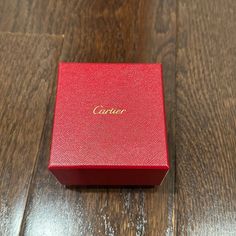 Empty Cartier Ring Box! Can Be Used To Hold Stuff Or As Closet Decoration Cartier Rectangular Jewelry For Gift, Closet Decoration, Cartier Trinity Bracelet, Cartier Love Necklace, Jewelry Cartier, Trinity Bracelet, Cartier Love Ring, Closet Decor, Cartier Jewelry