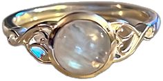 Elegant Stackable Rings With Natural Stones, Elegant Stackable Round Rings With Natural Stones, Elegant Round Moonstone Ring With Moon Phase, Elegant Adjustable Moonstone Ring With Moon Phase, Sterling Engagement Rings, Panther Ring, Mystic Topaz Ring, Rose Gold Quartz, Retro Ring