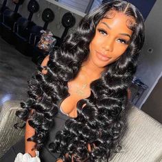 Megalook 360 Loose Wave Wig, Best 360 Lace Wig For Black women, Pre Plucked 360 Lace Wig Cheap Lace Front Wigs, Loose Waves Hair, Hair Indian, Malaysian Hair, Indian Hair, Wave Hair, Lace Closure Wig, Peruvian Hair, Hair Texture