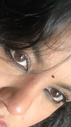 Bindi , kajal , brown eyes ,makeup , eyeliner Kohl Kajal Eye Makeup, Brown Kajal Eyes, Kajal Eyes Aesthetic, Kajal Eyes Indian, Kajal Makeup Look, Eye Makeup Tutorial Indian, Indian Eyeliner, Khol Eyes, Bindi Aesthetic