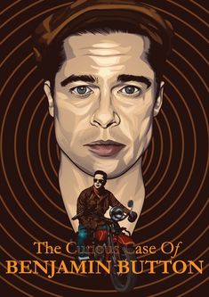 The Curious Case Of Benjamin Button Poster, The Curious Case Of Benjamin Button, Button Art, Commission Art, Brad Pitt, Motion Picture