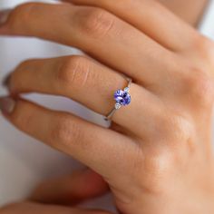 Natural Tanzanite Ring With Mini Round Diamond Gemstone Oval Cut Dainty Blue Ring Real Gold Promise and Engagement Elegant Ring Wedding Gift ▶ 𝙋𝙍𝙊𝘿𝙐𝘾𝙏 𝙁𝙀𝘼𝙏𝙐𝙍𝙀𝙎 * 14k Solid Gold Ring * Tanzanite Stone Total Carat: 0.66 ct (1 piece) * Round Stone Carat: 0.10 ct (2 piece) * Total Carat: 0.76 ct * Diamond Quality: G Colour VS Clarity * Total Numbers Of: 3 * Ring Width: 2.01 cm ( 0.79 inches) * Ring Length: 2.26 cm ( 0.88 inches) ▶▶ İNFORMATİON If you choose diamonds from the gemstone Oval Tanzanite Diamond Ring, Oval Tanzanite Diamond Ring In White Gold, Oval Tanzanite Birthstone Promise Ring, Tanzanite Oval Birthstone Promise Ring, Oval Tanzanite Birthstone Ring, Elegant Tanzanite Birthstone Ring With Prong Setting, Diamond Jewelry With Accent Stones For Proposal, Oval Tanzanite Diamond Wedding Ring, Round Cut Jewelry With Accent Stones For Proposal