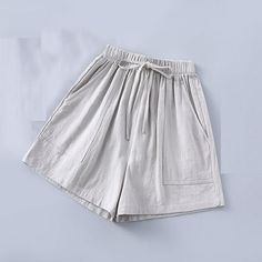 Women's Fashion Women Plus Size Rope Tie Shorts Yoga Sport Shorts Pants Features: 1.It is made of high quality materials,durable enought for your daily wearing 2.Stylish and fashion design make you more attractive 3.Tight design allows you to exercise more convenient 4.Great for Daily,Casual,I am sure you will like it! 5.Very cool to wear,. Product Description: Gender:Women Season:four season Occasion:Daily Material:Polyester,lace Decoration: Lace Pattern Type:solid Style:Fashion,Causal Fit:Fits Casual High Waist Gray Harem Pants, Summer Gray Pants With Elastic Waistband, Gray Summer Pants With Elastic Waistband, Gray Bottoms For Summer, Gray Wide Leg Harem Pants For Summer, High Waist Gray Summer Bottoms, High Waist Gray Bottoms For Summer, Summer Gray Trousers, Gray Short Pants For Spring