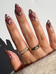 September Nails, November Nails, Fall Nail Trends, Fall Gel Nails, Cute Nails For Fall, Her Nails, Beauty Inspo, Brown Nails, Fall Nail