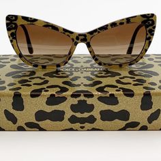 Brand New. With Box And All That’s Pictured. Elevate Your Look With These Cat Eye Sunglasses Featuring A Leopard Print Frame. 100% Uv Protection Gradient Lenses Plastic Made In Italy Size 56mm Lens Width 15mm Bridge Width 140mm Temple Length Chic Leopard Print Cat Eye Sunglasses, Designer Brown Sunglasses For Party, Dolce Gabbana Sunglasses, Sunglasses Logo, Tortoise Shell Sunglasses, Pink Sunglasses, Heart Sunglasses, Brown Sunglasses, Havana Brown