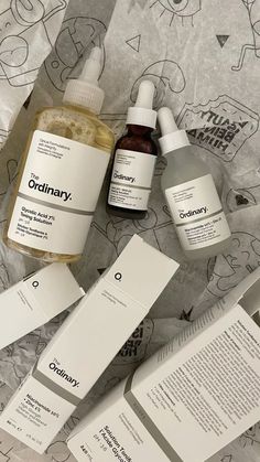 Glowy Skin Products, Ordinary Aesthetic, Clear Glowy Skin, Ordinary Skincare Products, Ordinary Skincare, Korean Skincare Products, The Ordinary Skincare