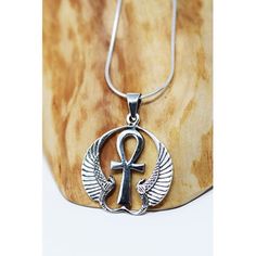 "Materials: Sterling Silver 925 Ankh Cross Angel Wings Pendant Necklace, Sterling Silver Ankh Pendant, Key of Life Pendant, Egyptian Cross Ankh Necklace, Egyptian jewelry The official meaning of the Ankh symbol is \"life\". It also translates as \"breath of life\" and may be referred to as \"the key of life\". If you need a chain of a different model, you can purchase it separately by selecting the size and model from the link. Snake chain 16 \"18\" 20 \" 24\" 30\" Sterling Silver 925 Chain in t Silver Ankh Symbolic Necklace, Sterling Silver Ankh Amulet Jewelry, Sterling Silver Ankh Necklace, Symbolic Ankh Sterling Silver Necklaces, Symbolic Sterling Silver Ankh Necklaces, Symbolic Sterling Silver Ankh Necklace, Sterling Silver Ankh Necklace In Silver, Sterling Silver Ankh Amulet Necklace, Silver Ankh Hallmarked Jewelry