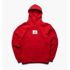 Nike Air Jordan Essentials Flight Heavy Fleece Hoodie Red Dq7338 612 Sz Medium. Condition Is New With Tags. Shipped With Usps Ground Advantage. Jordan Essentials, Hoodie Pullover, Red Hoodie, Mens Activewear, Nike Shirts, Life I, Red Fashion, In My Life, Nike Air Jordan