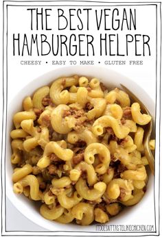 the best vegan hamburger helper cheesy baby to make gluten free