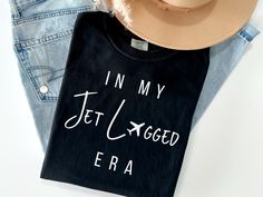 "Embark on a journey through time and travel with our \"In My Jet Lagged Era\" T-Shirt - the ultimate expression of wanderlust and adventure. Crafted from 100% ring-spun cotton, this relaxed-fit shirt in a medium-weight fabric (6.1 oz/yd²) encapsulates the essence of your era of exploration. Whether you're a seasoned traveler, a jet-setting nurse, or someone seeking vacation mode, this shirt resonates as a timeless emblem of your voyages. Printed to perfection by Printify, a name synonymous with quality, your \"In My Jet Lagged Era\" shirt captures the spirit of airplane travel and the wanderlust that propels you forward. The sewn-in twill label adds an elegant touch to your travel-inspired attire. Incorporating seamlessly with your travel agency vibes, this shirt becomes a part of your st Travel Sweatshirt, Eras Tour Shirt, Airplane Shirt, In My Era, Airplane Travel, My Travel, Vacation Mode, Travel Inspired, Tour Shirt