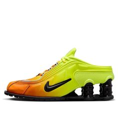 Nike Shox Tl, Martine Rose, Yellow Nikes, Nike Shox, Fashion Performance, Stylish Sneakers, Sneaker Boots, Mule, Perfect Pair