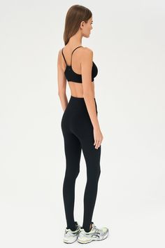 Our famous, form fitting high waist legging redesigned as a stirrup tight. Our ultra luxe Airweight fabric has a supremely soft hand and second skin comfort. BEST FOR: hot yoga, barre, Pilates. Model is 5'10" and wears a size small. Barre Pilates, Yoga Barre, Stirrups, Hot Yoga, Soft Hands, Soft Hand, Second Skin, High Waisted Leggings, Pilates